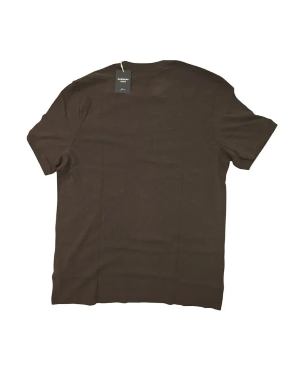 J. Crew Men's Garment Dyed Black Medium Short Sleeve Henley Shirt 100 Cotton New